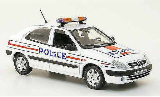 Citroen Xsara police 1/43 Norev Nationale (F) 2001 diecast model cars