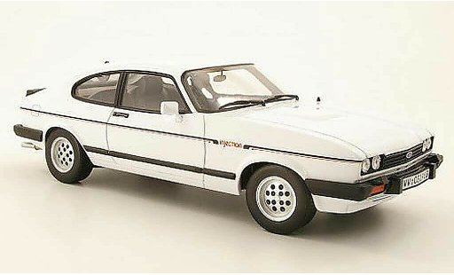 Ford Capri 2.8i 1/18 Norev MK III white 1982 diecast model cars