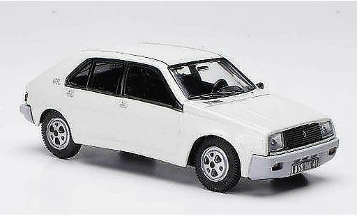 Renault 14 GTL 1/43 Norev white 1979 diecast model cars