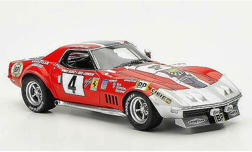 Chevrolet Corvette course 1/43 TrueScale Miniatures C3 No.4 NART D.Heinz / B.Johnson 24h Le Mans 1972 diecast model cars