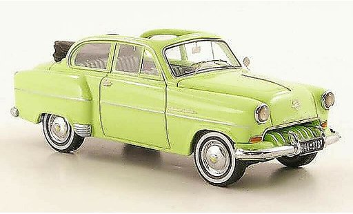 Opel Olympia Rekord 1/43 Neo Convertible-Limousine green 1954 diecast model cars