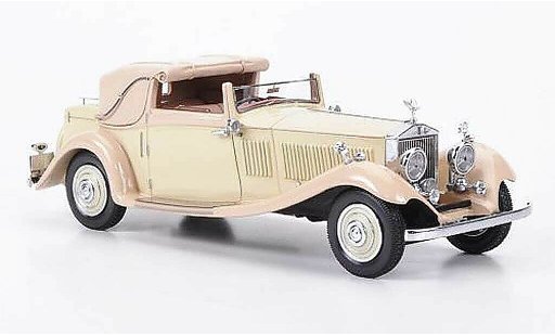 Rolls Royce Phantom 1934 1/43 Neo II Owen Sedanca Coupe J. Gurnney Nutting & Co. beige/beige diecast model cars