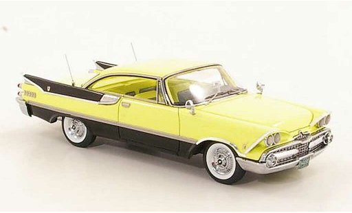 Dodge Custom Royal Lancer Coupe 1/43 Neo 2-Door Hardtop yellow/black 1959 diecast model cars