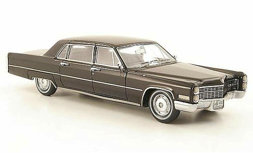 Cadillac Fleetwood Series 75 1/43 Neo 1966 black diecast model cars