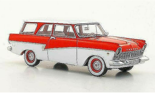 Ford Taunus 17M P2 1/43 Neo Turnier red/white limited edition diecast model cars