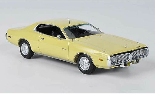 Dodge Charger 1973 1/43 American Excellence yellow diecast model cars