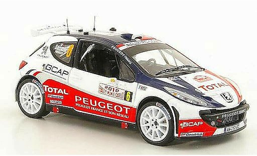 Peugeot 207 S2000 1/43 IXO No.6 S.Sarrazin / J.-J.Renucci Rally Monte Carlo 2010 diecast model cars