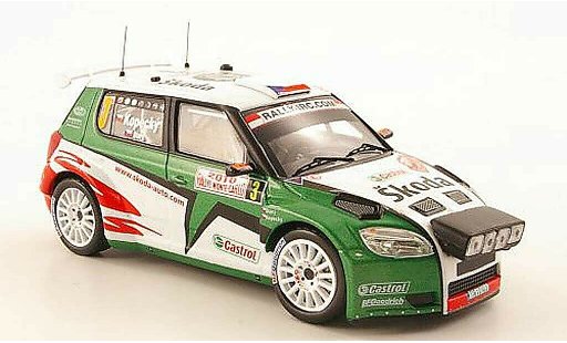 Skoda Fabia S2000 1/43 IXO No.3 Rally Monte Carlo 2010 diecast model cars