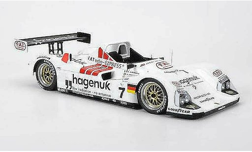 Porsche 911 S 1/18 Spark Joest WSC 95 No.7 Hagenuk M.Alboreto / S.Johansson / T.Kristensen 24h Le Mans 1997 diecast model cars