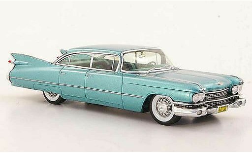 Cadillac Serie 62 Sedan 1/43 Spark 1959 4-portes 6-Window Hardtop green diecast model cars
