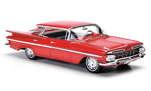 Chevrolet Impala Sedan 1/43 Spark 1959 Four Window red diecast model cars