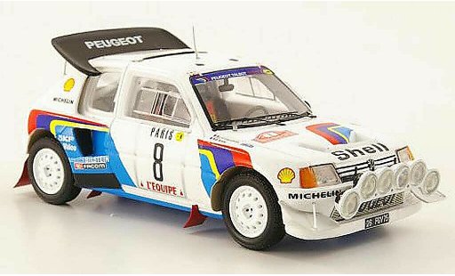 Peugeot 205 Turbo 16 1/43 Spark T16 Evolution 2 No.8 S Rally Monte Carlo 1986 diecast model cars