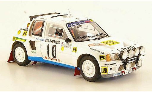 Peugeot 205 Turbo 16 1/43 Spark T16 No.10 M.Mouton/T.Harryman Rally Monte Carlo 1986 diecast model cars