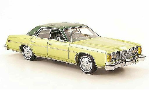 Ford LTD 1973 1/43 American Excellence green/black-vert diecast model cars