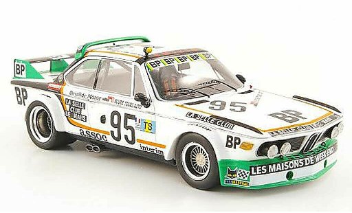 Bmw 3.0 CSL 1/43 Spark Gruppe 2 No.95 BP 24h Le Mans 1976 diecast model cars