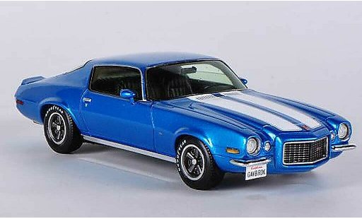 Chevrolet Camaro Z28 1/43 Spark blue/white 1970 diecast model cars