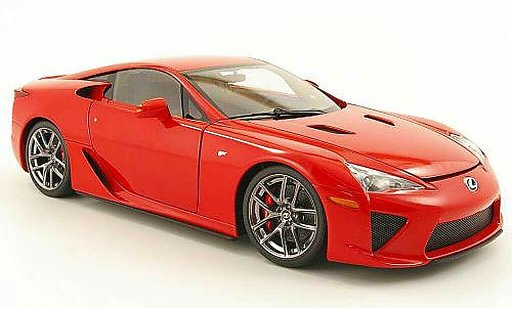 Lexus LFA Base 1/18 Autoart red 2010 diecast model cars