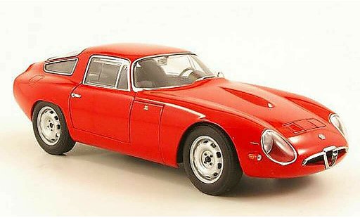 Alfa Romeo Giulia TZ1 1/18 Autoart red 1963 diecast model cars