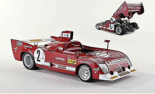 Alfa Romeo 33.3 tt12 1/43 Autoart 1975 TT 12 No.2 Campari 1000km Spa Francorchamps Pescarolo/Bell diecast model cars