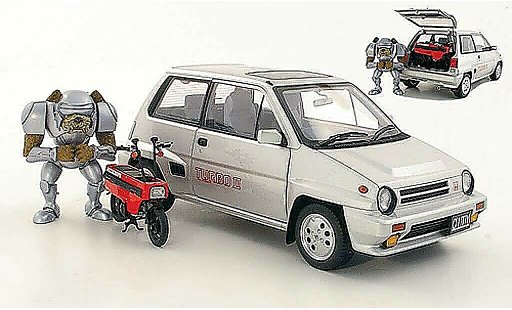 Honda City Turbo 1/18 Autoart II grey metallisee 1983 diecast model cars