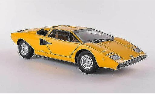 Lamborghini Countach LP 400 1/18 Autoart yellow 1974 diecast model cars
