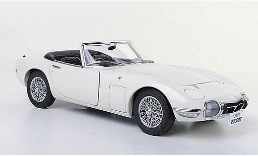 Toyota 2000 GT Cabriolet 1/18 Autoart Convertible white RHD 1967 diecast model cars