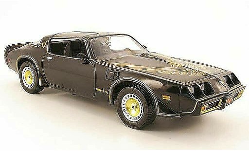 Pontiac Trans Am 1980 1/18 Greenlight noir/or smokey and the bandit ii diecast model cars