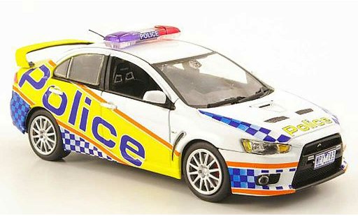 Mitsubishi Lancer Evolution X 1/43 Vitesse Australien Victoria Police 2009 diecast model cars