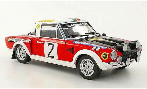 Fiat 124 Abarth 1/18 Sun Star No.2 A.Jaroszewicz / R.Zyszkowski Rally Warszawski 1974 diecast model cars