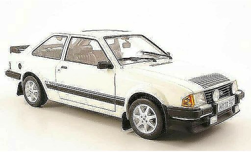 Ford Escort RS 1600i 1/18 Sun Star blanc 1984 diecast model cars
