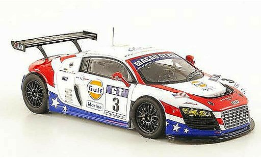 Audi R8 lms 1/43 Spark GT3 No.3 Gulf Marine Cup Macau 2010 diecast model cars