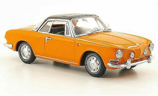 Volkswagen Karmann Ghia Typ 34 1/43 Minichamps Ghia Coupe ( ) orange/black 1961 diecast model cars
