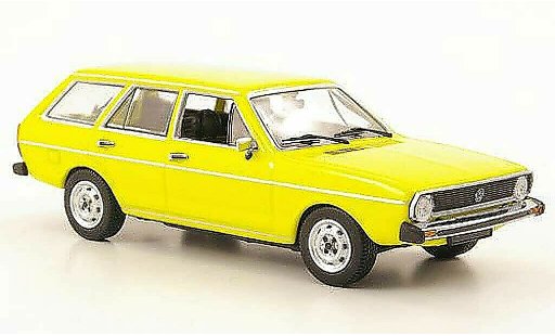 Volkswagen Passat B1 1/43 Minichamps I Variant (Typ 33) yellow 1974 diecast model cars