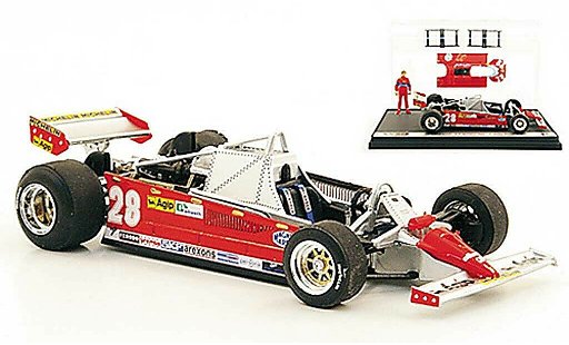 Ferrari 126 CK 1/43 Brumm Turbo No.28 D.Pironi GP Monaco diecast model cars
