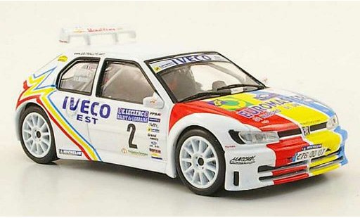 Peugeot 306 Maxi 1/43 Hachette No.2 Iveco Rally de Lorraine 2007 diecast model cars