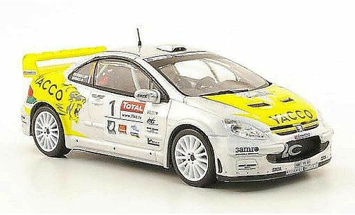 Peugeot 307 WRC 1/43 Hachette No.1 Yacco Rally du Limousin 2008 diecast model cars