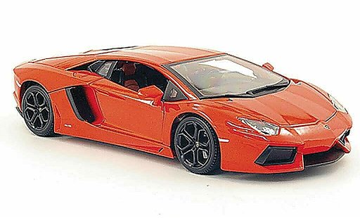 Lamborghini Aventador LP700-4 1/18 Burago orange 2011 diecast model cars