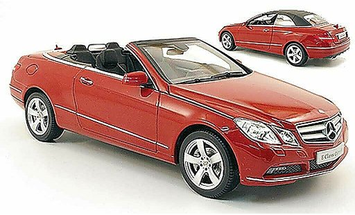 Mercedes Classe E Cabriolet 1/18 Norev (a207) red 2010 diecast model cars