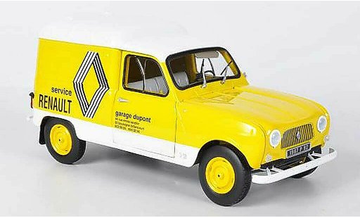 Renault 4 F4 1/18 Norev F Service 1972 diecast model cars