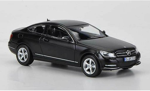 Mercedes Classe C Coupe 1/43 Norev (C204) mattblack 2011 diecast model cars