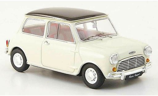 Austin Mini cooper 1/43 Ebbro white/black RHD 1961 diecast model cars