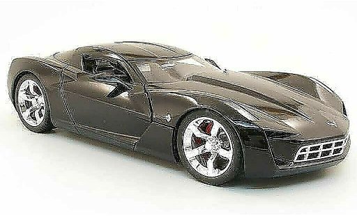 Chevrolet Corvette concept 1/18 Jada Toys C6 black diecast model cars