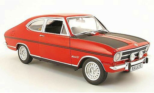 Opel Kadett B B 1/18 Revell rallye 1900 red/black 1969 diecast model cars