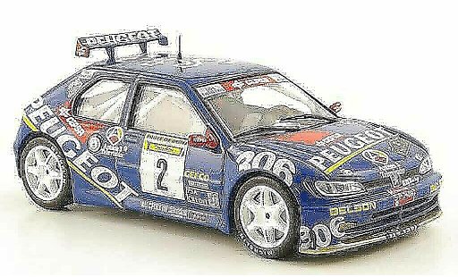 Peugeot 306 Maxi 1/43 Hachette No.2 Rally de Aviles 1997 diecast model cars