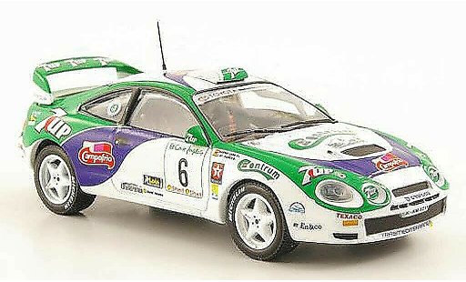 Toyota Celica GT Four 1/43 Hachette 1996 No.6 7 UP Rally El Corte Ingles diecast model cars