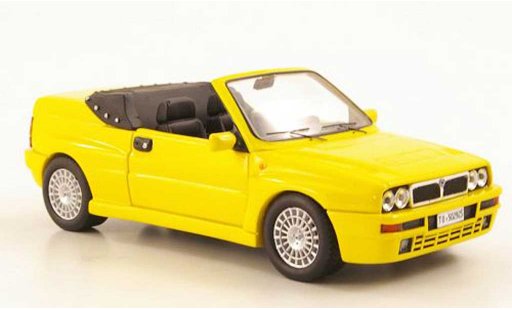 Lancia Delta HF Integrale Cabriolet 1/43 Premium X Convertible yellow 1992 diecast model cars