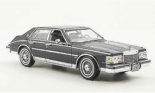 Cadillac Seville Elegante 1/43 Premium X 1980 blue diecast model cars