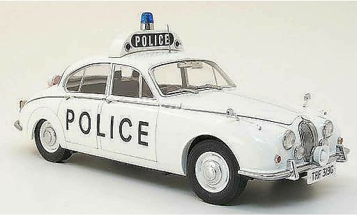 Jaguar 240 Police 1/18 Model Icons staffordshire county and stoke on trent constabulary (gb) rhd diecast model cars
