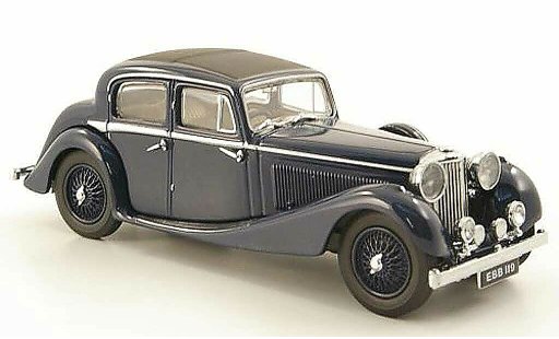 Jaguar SS Base 1/43 Oxford 2.5 litre blue diecast model cars