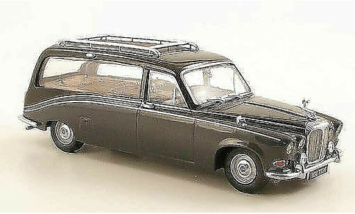 Daimler DS 420 corbillard 1/43 Oxford Hearse grey/black Leichenwagen RHD diecast model cars
